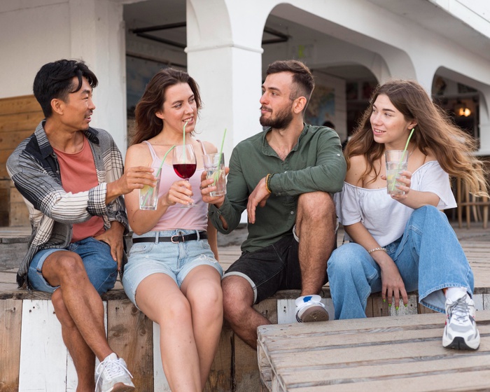 Quad relationship between bisexual couples