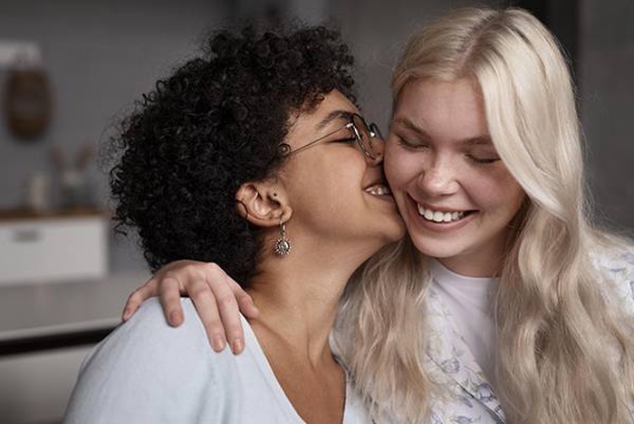 trans woman kiss trans woman