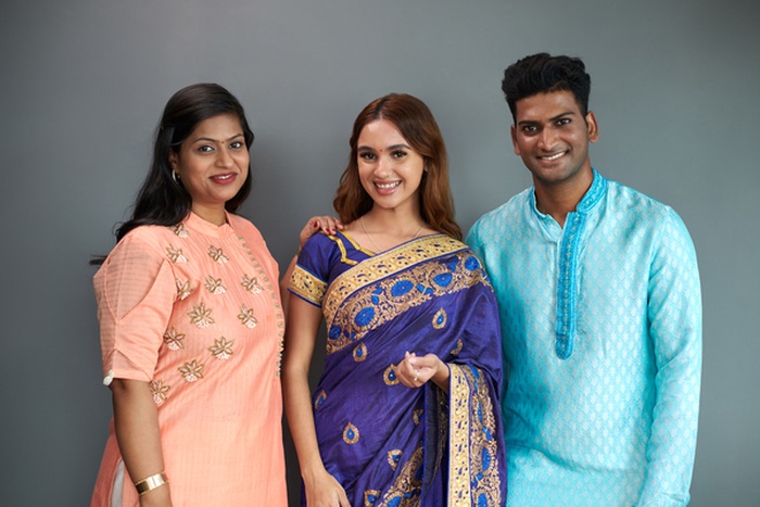 West Bengal couple threesome