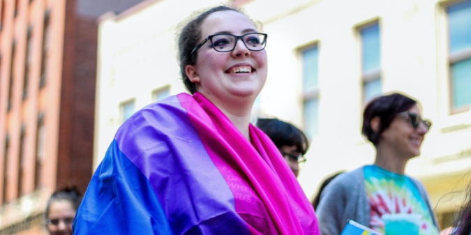 bisexual pride parade protests prejudice