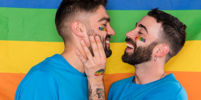 two bisexual men